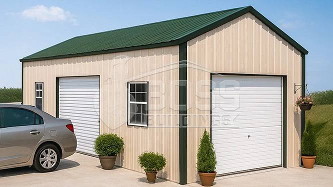 12'x30'x10' One Car Garage