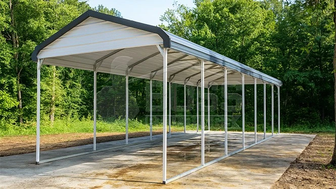 12'x40' Regular Metal Carport