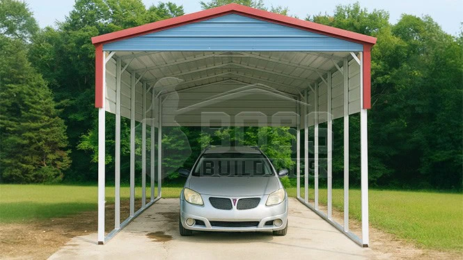 14'x25'x10' Metal Carport