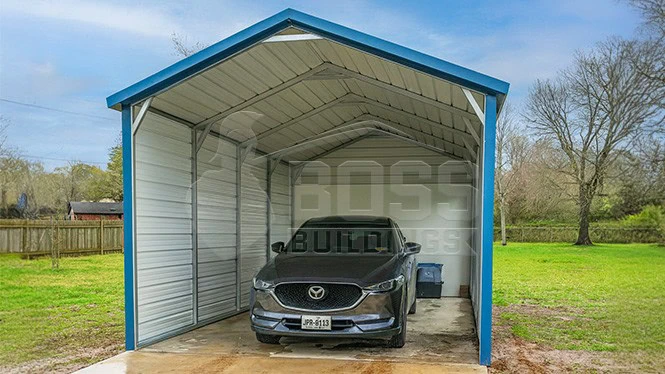 16'x35'x9' A-Frame Double Carport