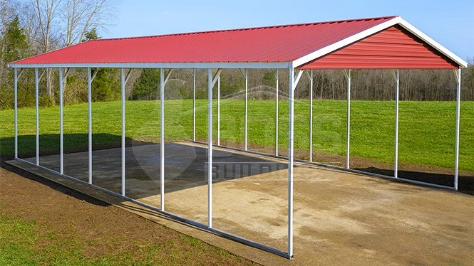 16'x40'x9' Two Car Carport