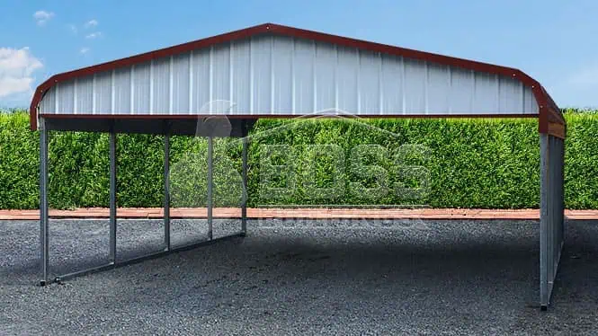 18'x20'x10' One Car Metal Garage