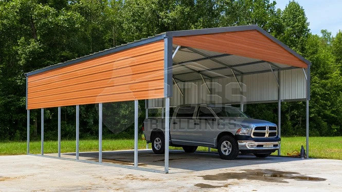 18'x25'x9' Metal Carport