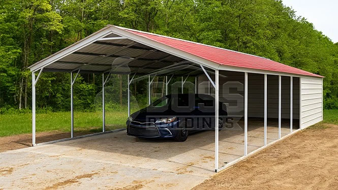 18'x40' A-Frame Metal Carport