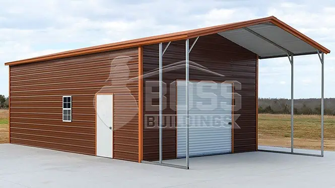 18'x40'x12' Metal Utility Garage Building