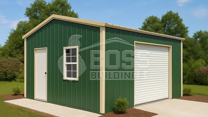 20'x20'x10' Single Car Garage