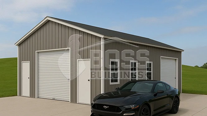 20'x35'x14' Two Car Garage
