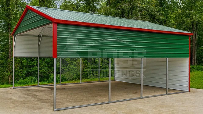 22'x20'x9' Two Car Carport
