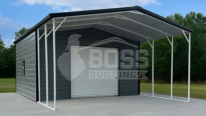 22'x25'x12' Utility Metal Garage Building
