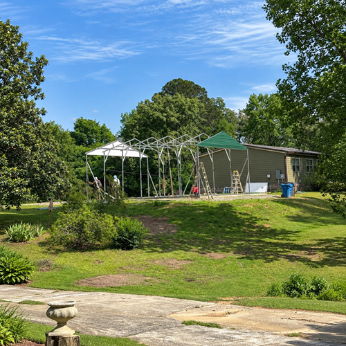 Kenny Gunter's Custom 24' x 30' Metal Building in Alabama — photo 3
