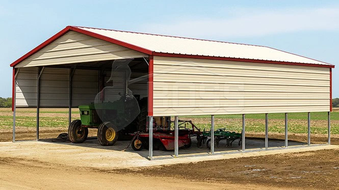 24'x35'x9' Metal Carport