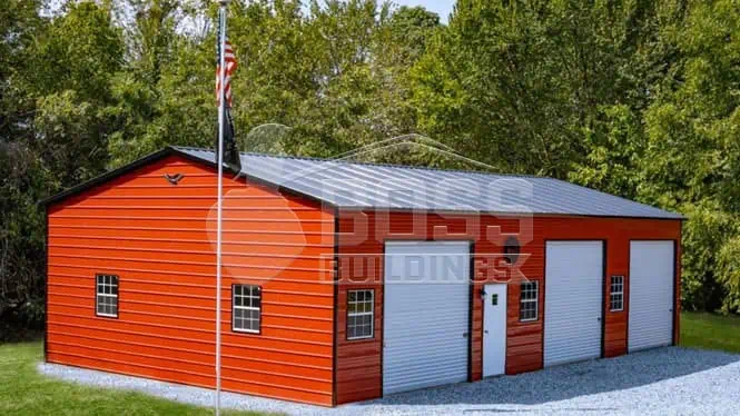 24'x50'x12' Side Entry Garage
