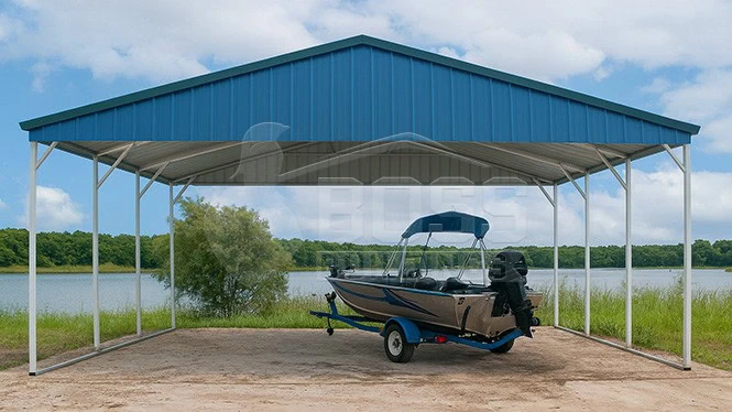 28'x20' Metal Boat Carport