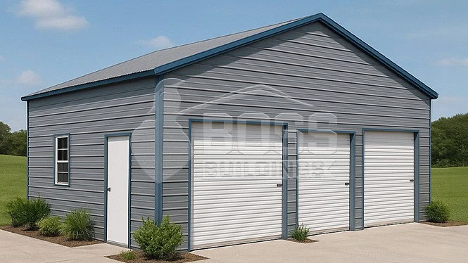 28'x20'x12' Metal Garage