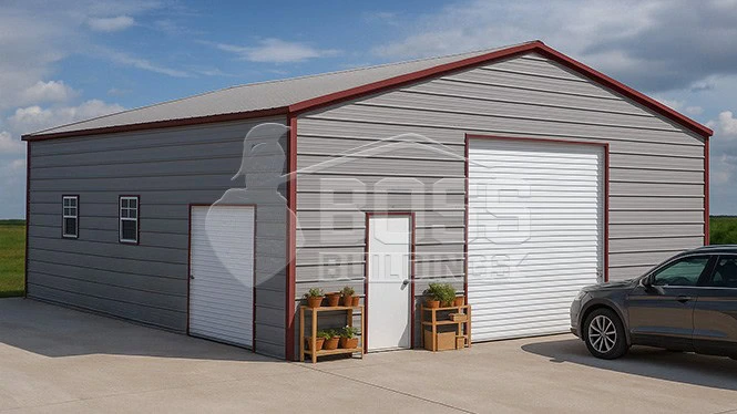 30'x40'x13' Metal Garage