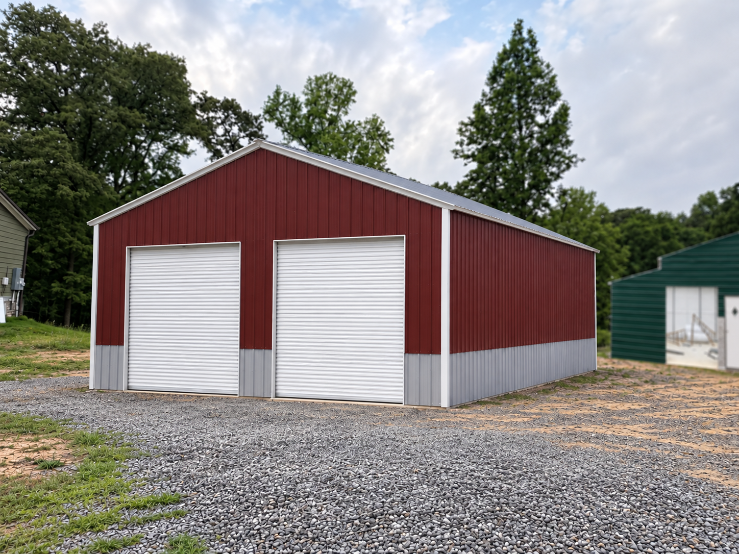 30x40 metal workshop building by Boss Buildings