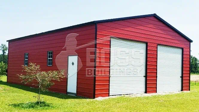 30'x40'x12' Two Car Garage