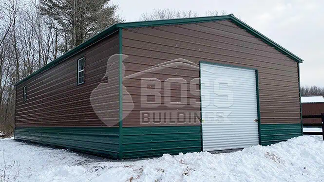 30'x40'x12' Metal Garage
