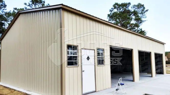 30'x45'x12' Side Entry Garage