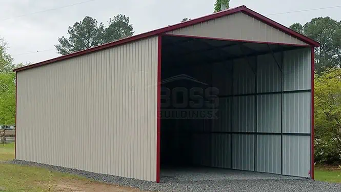 30'x50'x14' All Vertical Metal RV Cover