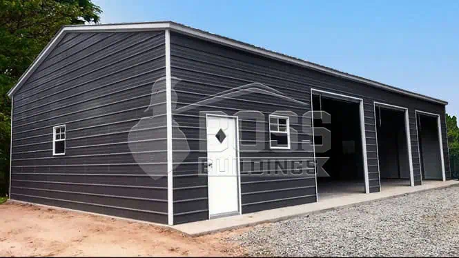 30'x50'x14' Triple Wide Garage