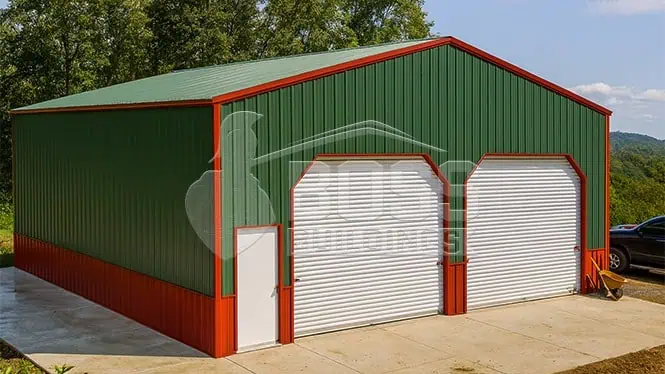 32'x35'x16' Two Tone Metal Building