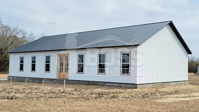 34'x65'x10' Metal Building with 6/12 Pitch