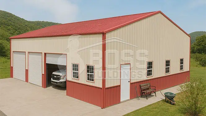36'x48' Metal Storage Building