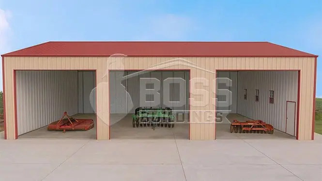 40'x52' Side Entry Workshop Garage