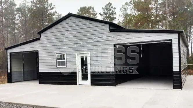 42'x40'x11' Raised Center Barn