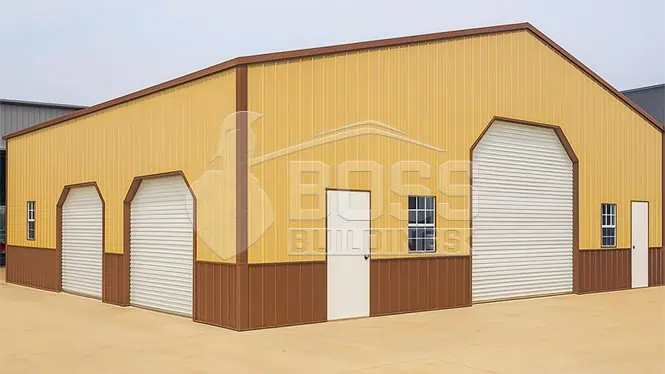 44'x48' Two Tone Metal Building