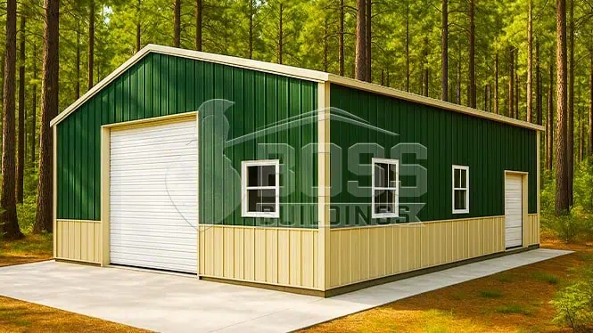 46'x32' Metal Storage Building