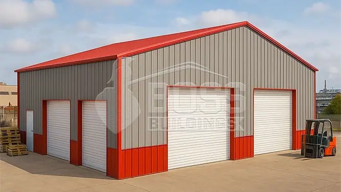 46'x44' Two Tone Metal Building