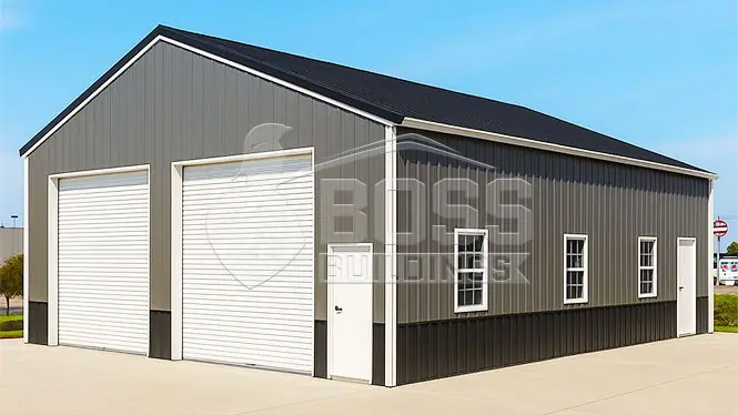 46'x52' Metal Warehouse