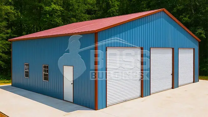 48'x32' Metal Warehouse