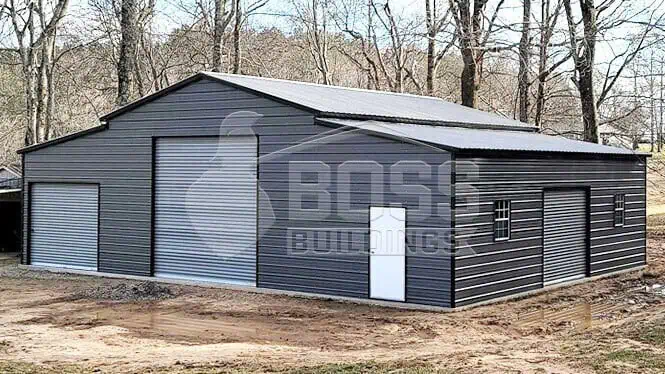 48'x40'x12' Raised Center Barn