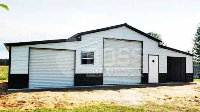 48'x40'x12' Vertical Roof Barn
