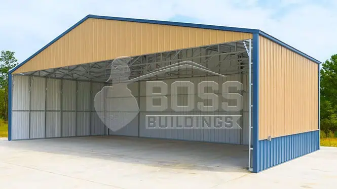 50'x24' Commercial Enclosed Carport