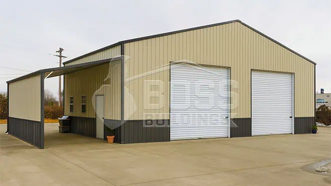 50'x28' Commercial Lean-to Building