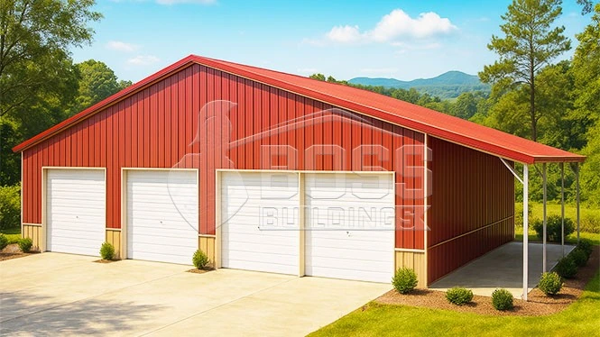 52'x28' Lean to Commercial Building