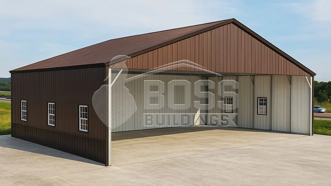 52'x32'x12' Commercial Carport