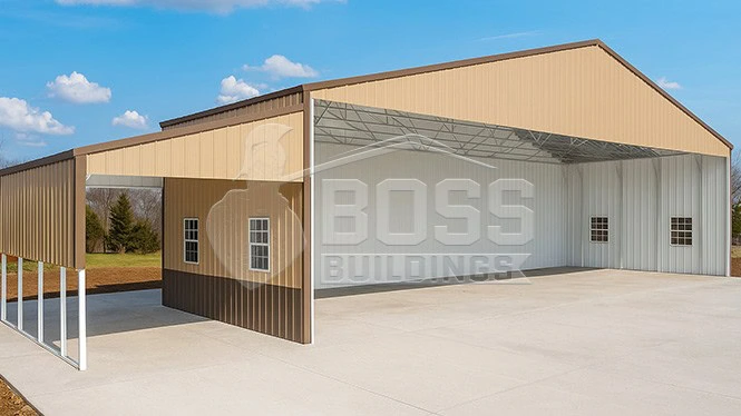 54'x20' Commercial Carport