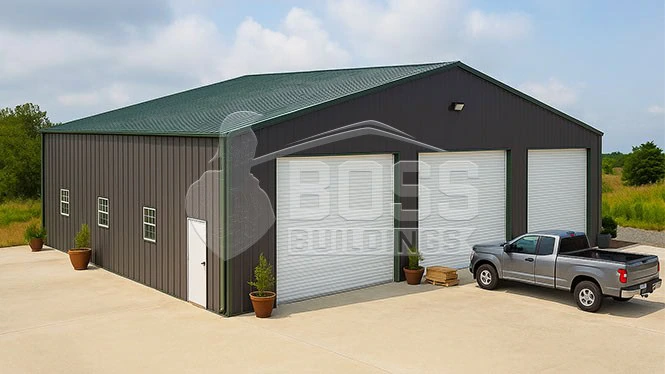 56'x44'x16' Metal Workshop