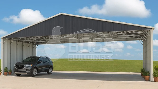 60'x20'x10' Commercial Carport