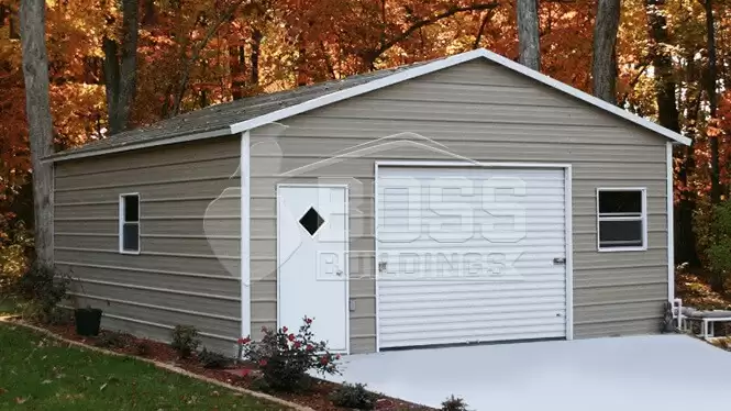 20x21 Boxed Eave Storage