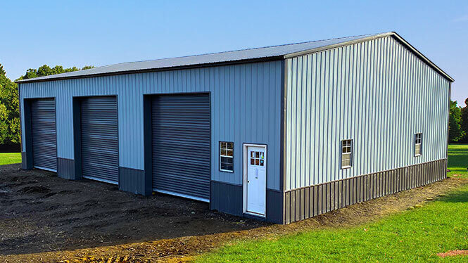 40x60 side entry metal building