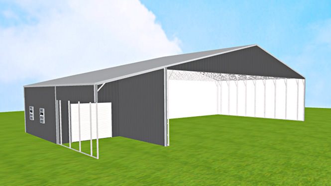 56x36x14/11 Commercial Building with storage