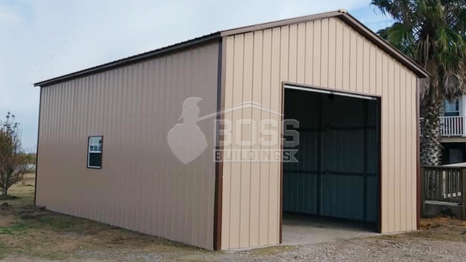 20x40 Vertical Roof RV Garage